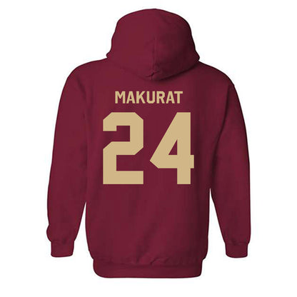 FSU - NCAA Women's Basketball : Agata Makurat - Classic Shersey Hooded Sweatshirt-3