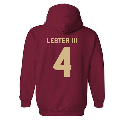 FSU - NCAA Football : Charles Lester III - Classic Shersey Hooded Sweatshirt-1