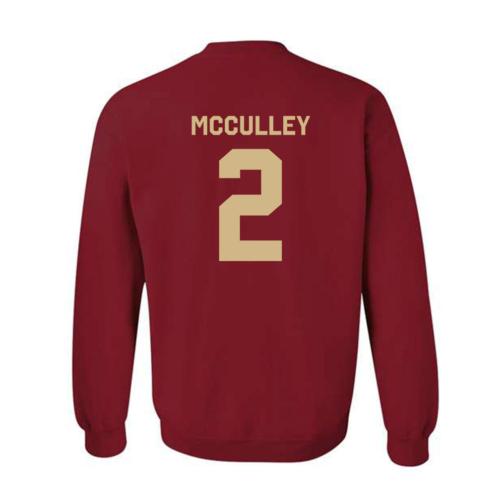 FSU - NCAA Baseball : Carter McCulley - Classic Shersey Crewneck Sweatshirt-1