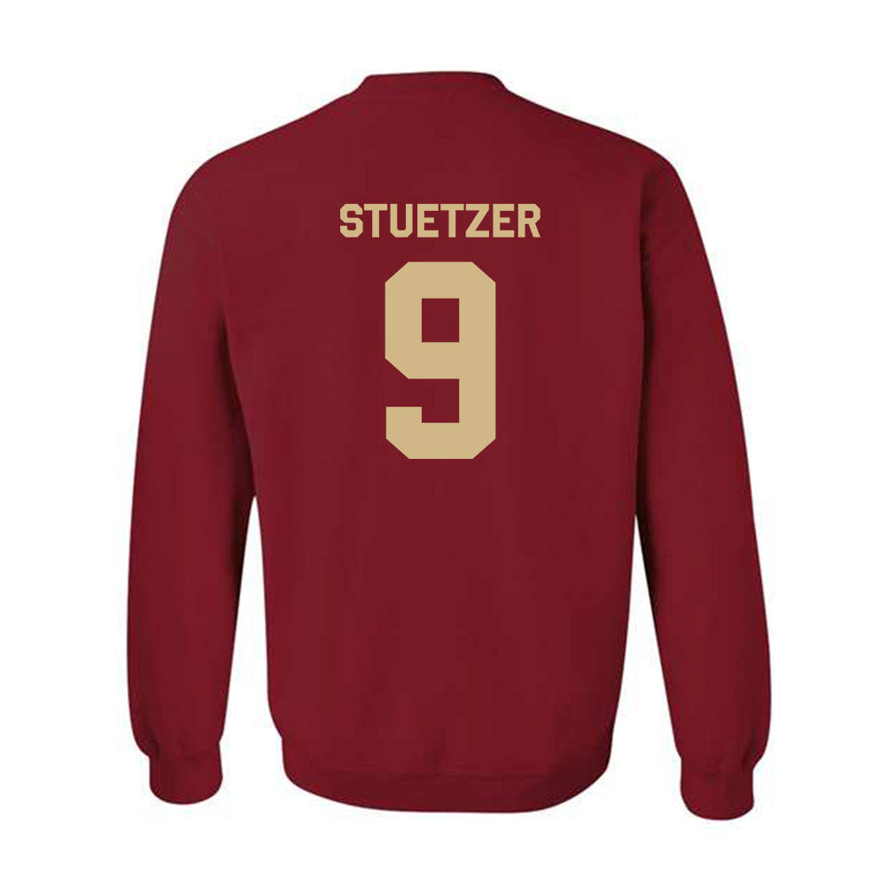 FSU - NCAA Baseball : John Stuetzer - Classic Shersey Crewneck Sweatshirt-1