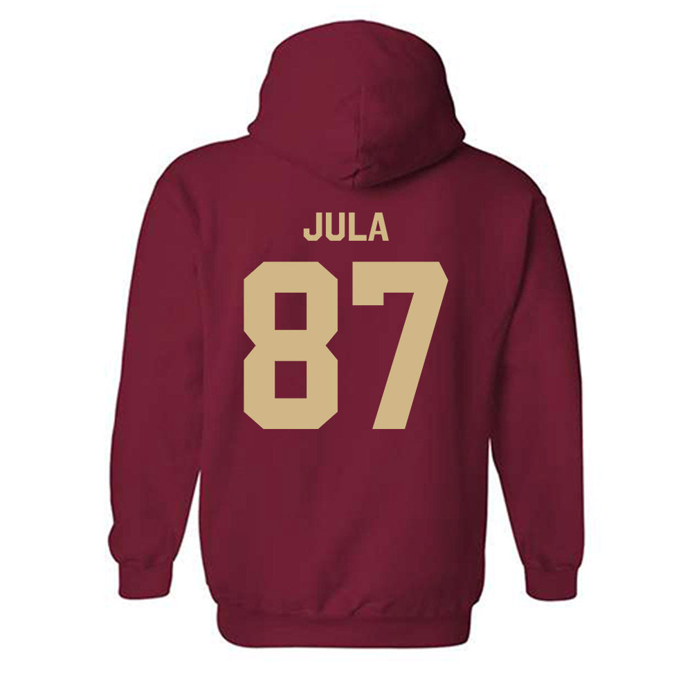 FSU - NCAA Football : Carter Jula - Classic Shersey Hooded Sweatshirt-1