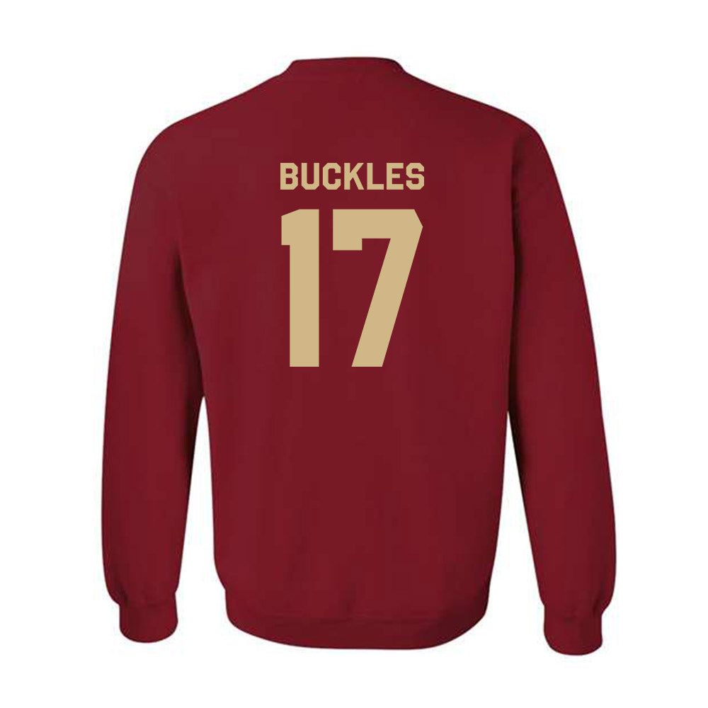 FSU - NCAA Baseball : Charlie Buckles - Classic Shersey Crewneck Sweatshirt-1