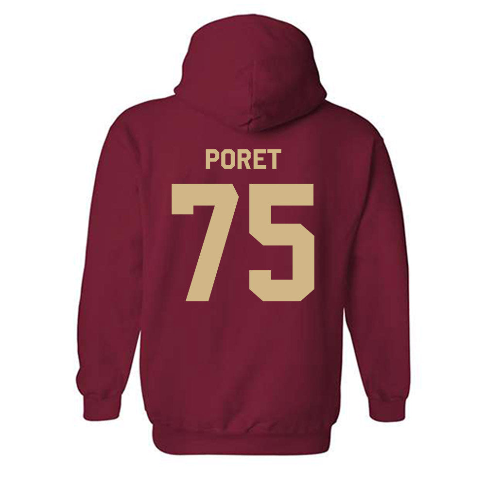 FSU - NCAA Football : Sean Poret - Classic Shersey Hooded Sweatshirt-1