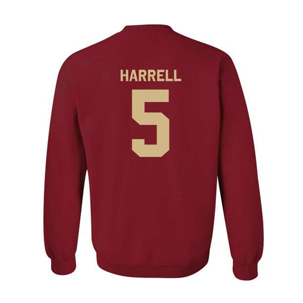 FSU - NCAA Women's Lacrosse : Summer Harrell - Classic Shersey Crewneck Sweatshirt-1