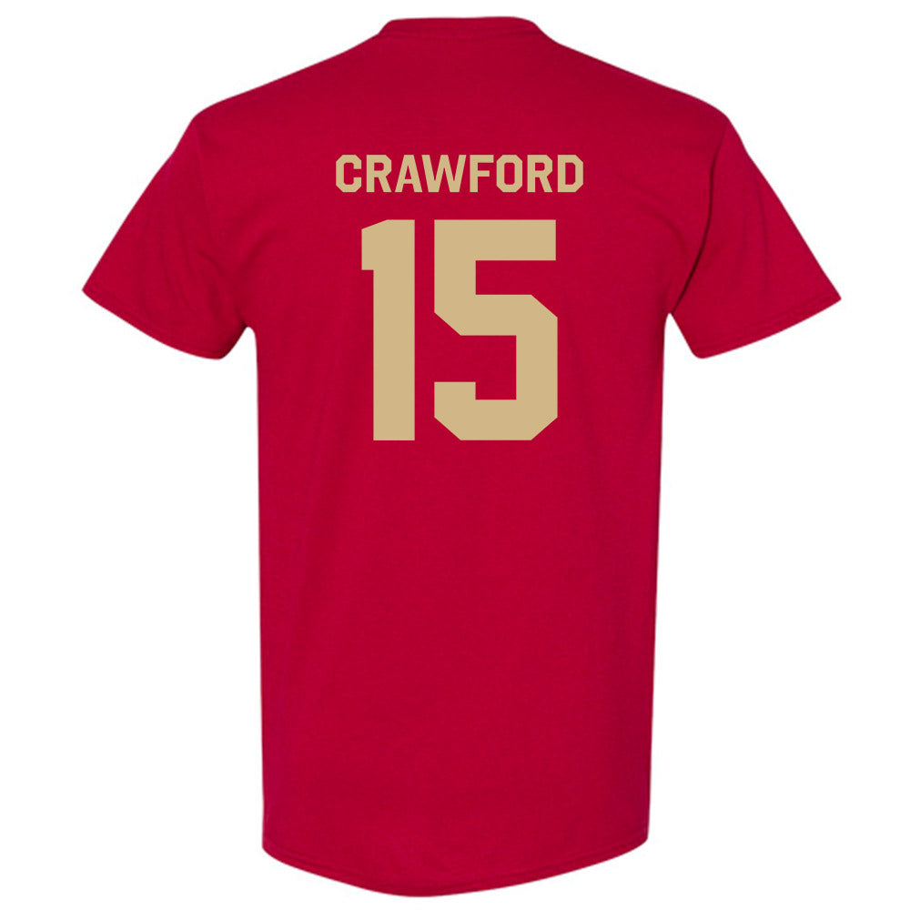 FSU - NCAA Men's Basketball : Jalen Crawford - Classic Shersey T-Shirt-1