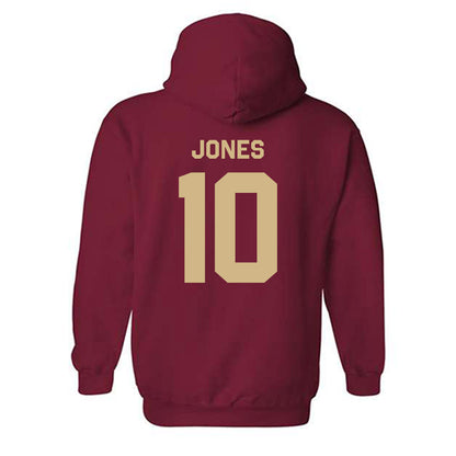 FSU - NCAA Football : Christopher Jones - Classic Shersey Hooded Sweatshirt-3
