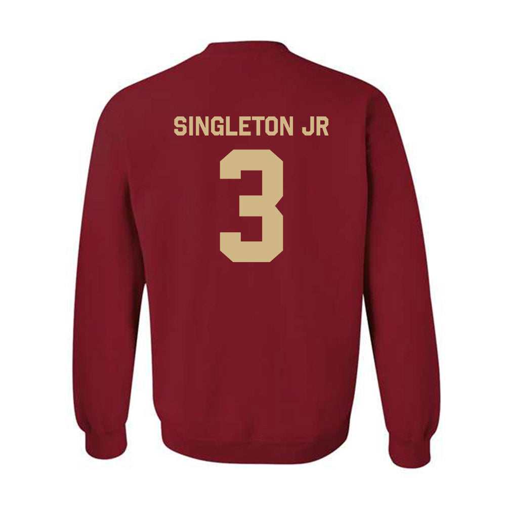 FSU - NCAA Football : Samuel Singleton Jr - Classic Shersey Crewneck Sweatshirt-1