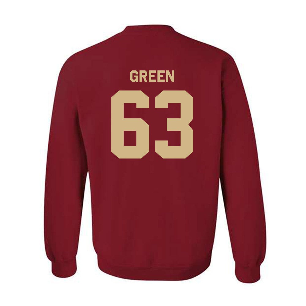 FSU - NCAA Football : Jakobe Green - Classic Shersey Crewneck Sweatshirt-1