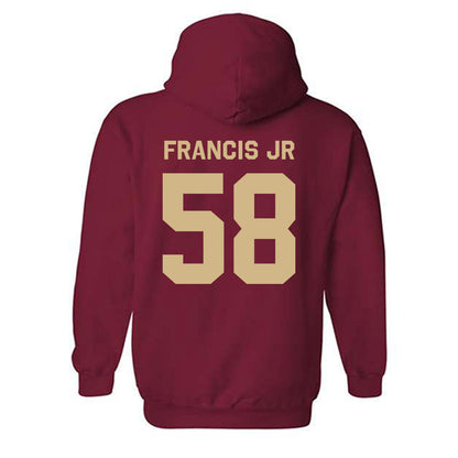 FSU - NCAA Football : Luke Francis Jr. - Classic Shersey Hooded Sweatshirt-3