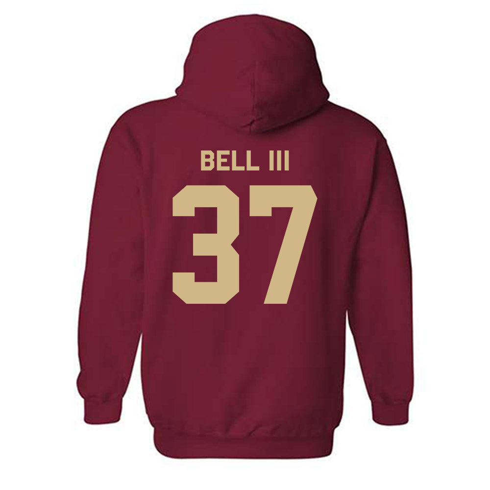 FSU - NCAA Football : Tre Bell III - Classic Shersey Hooded Sweatshirt-1