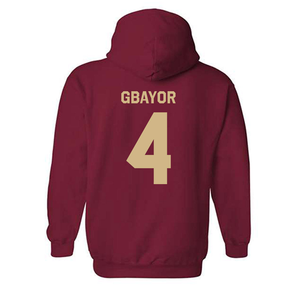 FSU - NCAA Football : Mikai Gbayor - Classic Shersey Hooded Sweatshirt-1