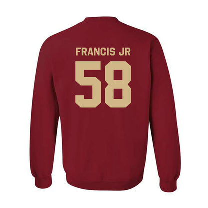 FSU - NCAA Football : Luke Francis Jr. - Classic Shersey Crewneck Sweatshirt-3