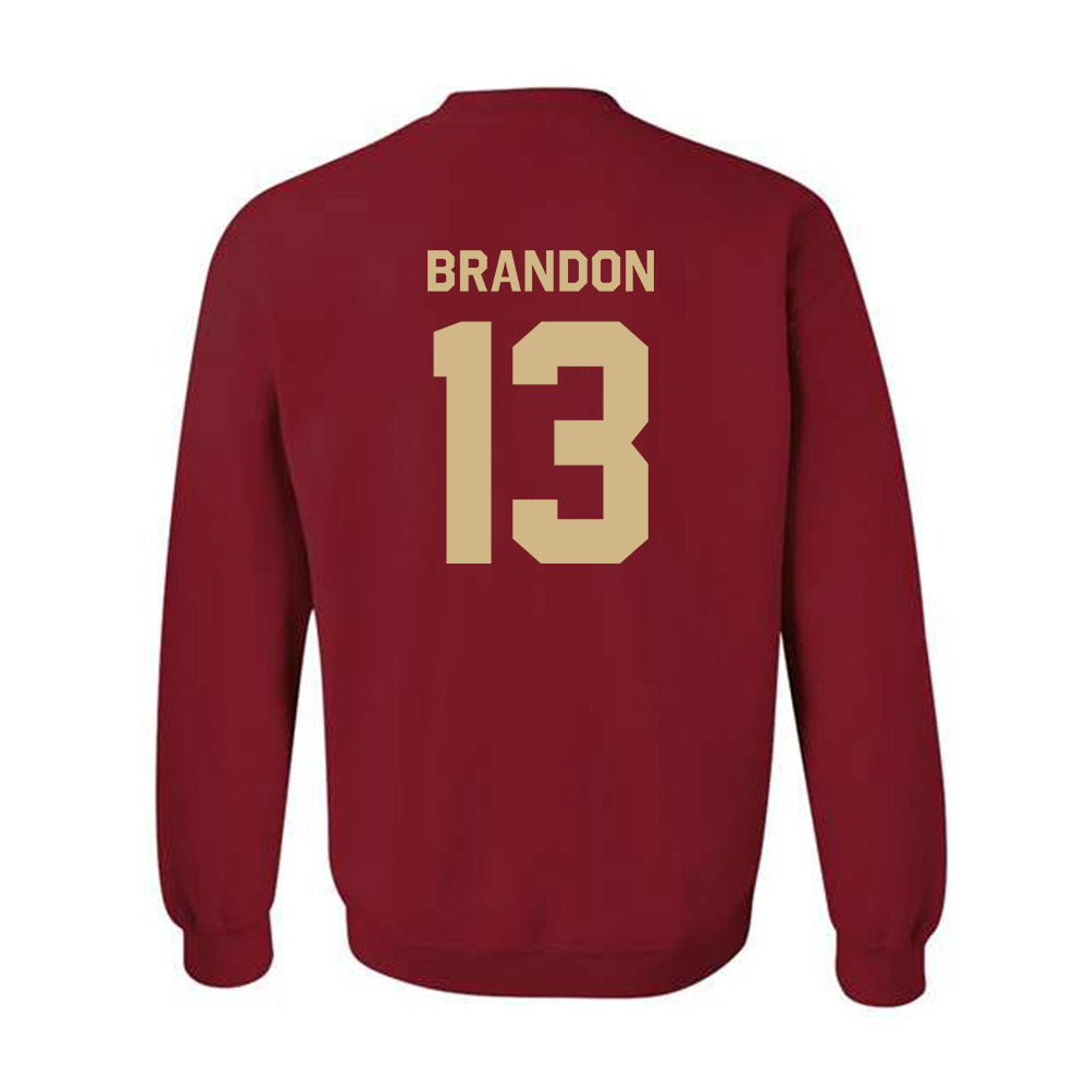 FSU - NCAA Women's Soccer : Mya Brandon - Classic Shersey Crewneck Sweatshirt-1