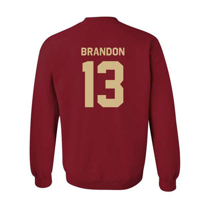 FSU - NCAA Women's Soccer : Mya Brandon - Classic Shersey Crewneck Sweatshirt-1