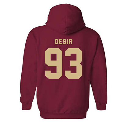 FSU - NCAA Football : Mandrell Desir - Classic Shersey Hooded Sweatshirt-3