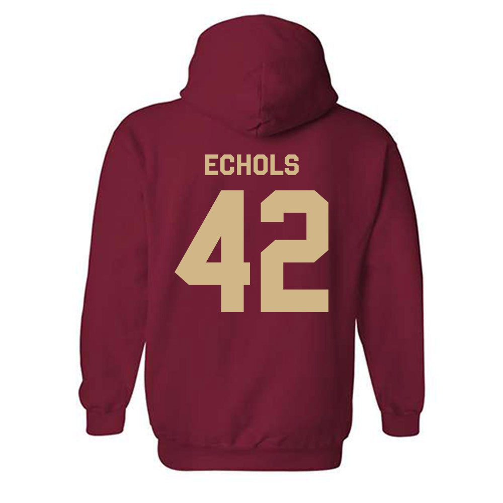 FSU - NCAA Baseball : Jake Echols - Classic Shersey Hooded Sweatshirt-3