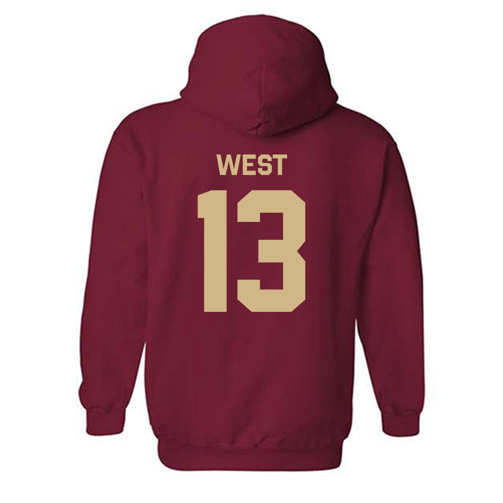 FSU - NCAA Women's Lacrosse : Peyton West - Classic Shersey Hooded Sweatshirt-1