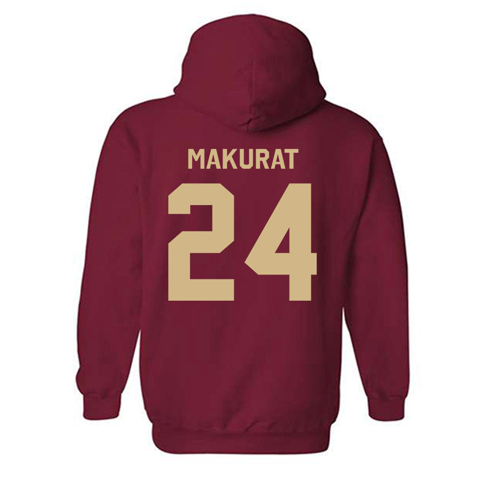 FSU - NCAA Women's Basketball : Agata Makurat - Classic Shersey Hooded Sweatshirt-3
