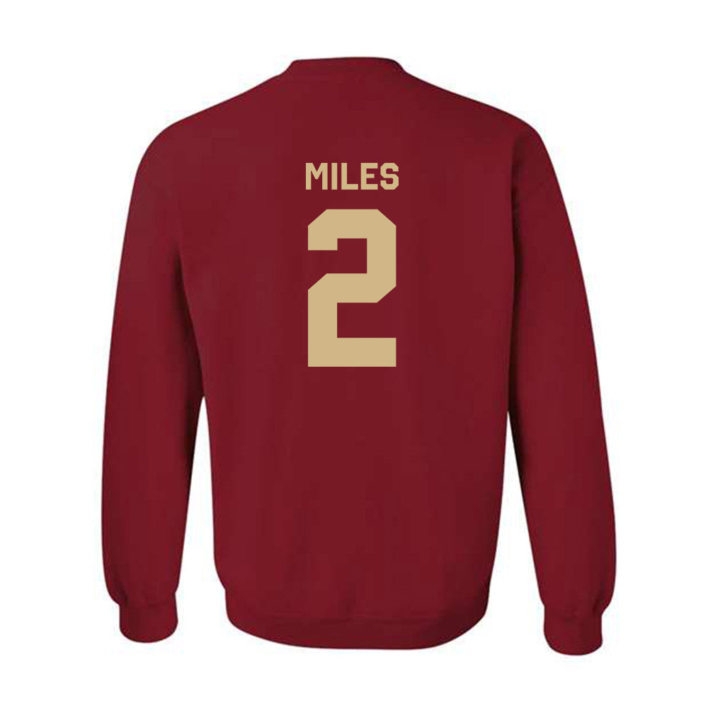 FSU - NCAA Men's Basketball : Cam Miles - Classic Shersey Crewneck Sweatshirt-1