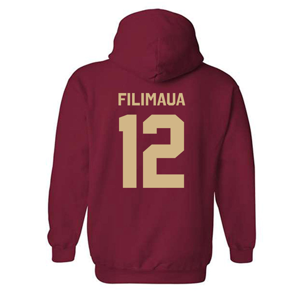 FSU - NCAA Women's Volleyball : Kyleene Filimaua - Classic Shersey Hooded Sweatshirt-3