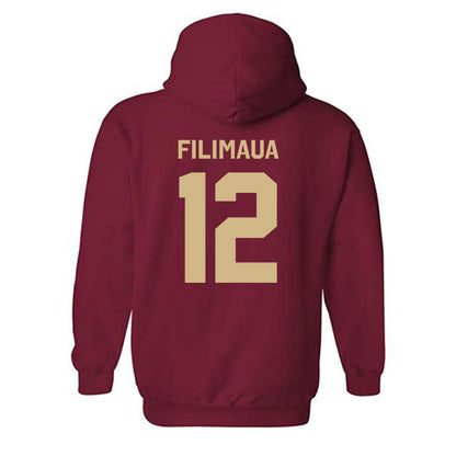 FSU - NCAA Women's Volleyball : Kyleene Filimaua - Classic Shersey Hooded Sweatshirt-3