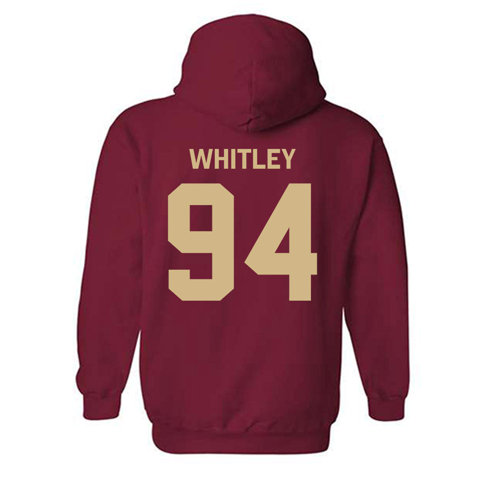 FSU - NCAA Football : Franklin Whitley - Classic Shersey Hooded Sweatshirt-1