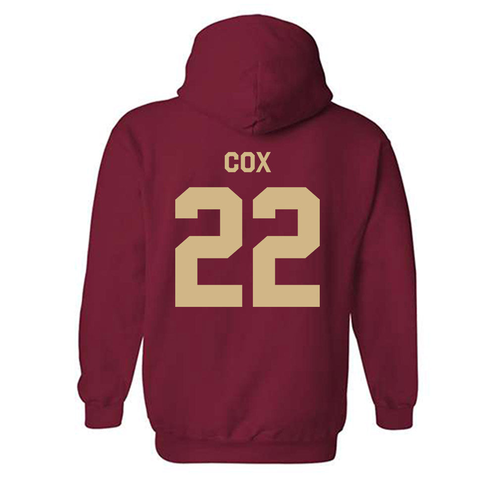 FSU - NCAA Women's Lacrosse : Charlise Cox - Classic Shersey Hooded Sweatshirt-1