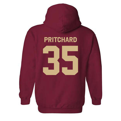 FSU - NCAA Football : Ethan Pritchard - Classic Shersey Hooded Sweatshirt-1