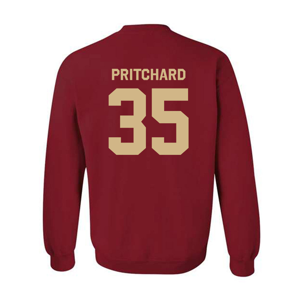 FSU - NCAA Football : Ethan Pritchard - Classic Shersey Crewneck Sweatshirt-1