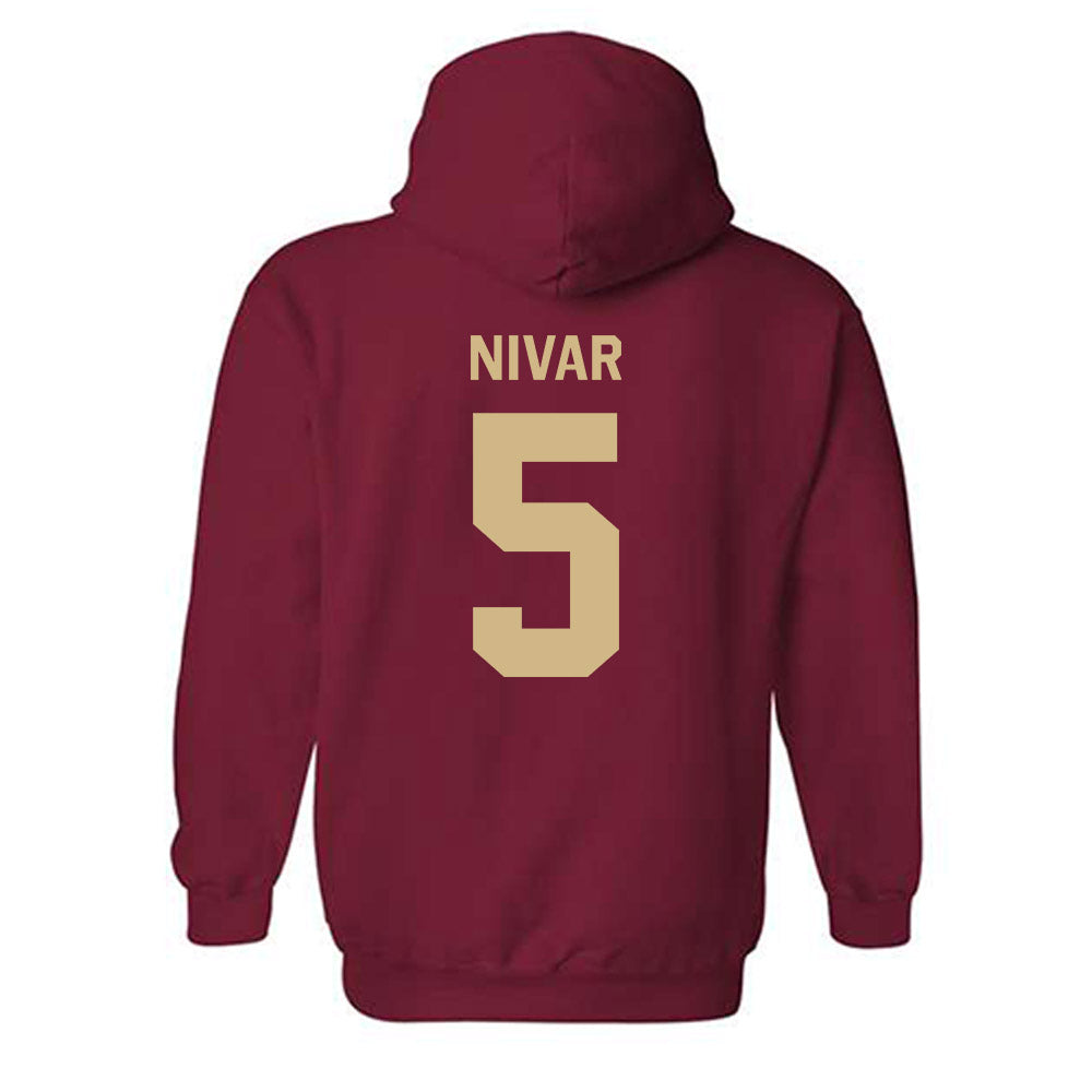 FSU - NCAA Women's Basketball : Jasmine Nivar - Classic Shersey Hooded Sweatshirt-3