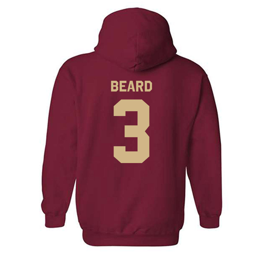 FSU - NCAA Baseball : Trey Beard - Classic Shersey Hooded Sweatshirt-1