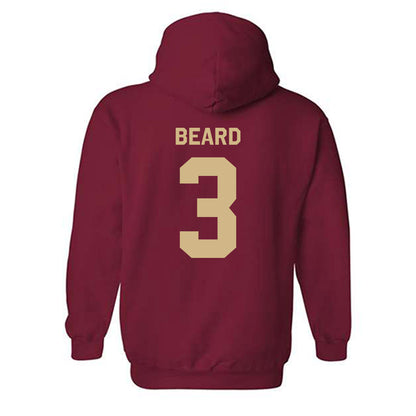FSU - NCAA Baseball : Trey Beard - Classic Shersey Hooded Sweatshirt-1