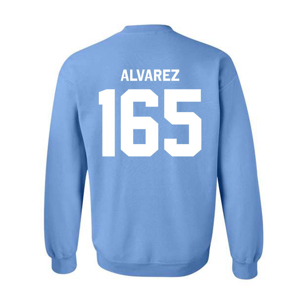 UNC - NCAA Wrestling : Omaury Alvarez - Classic Shersey Crewneck Sweatshirt-1