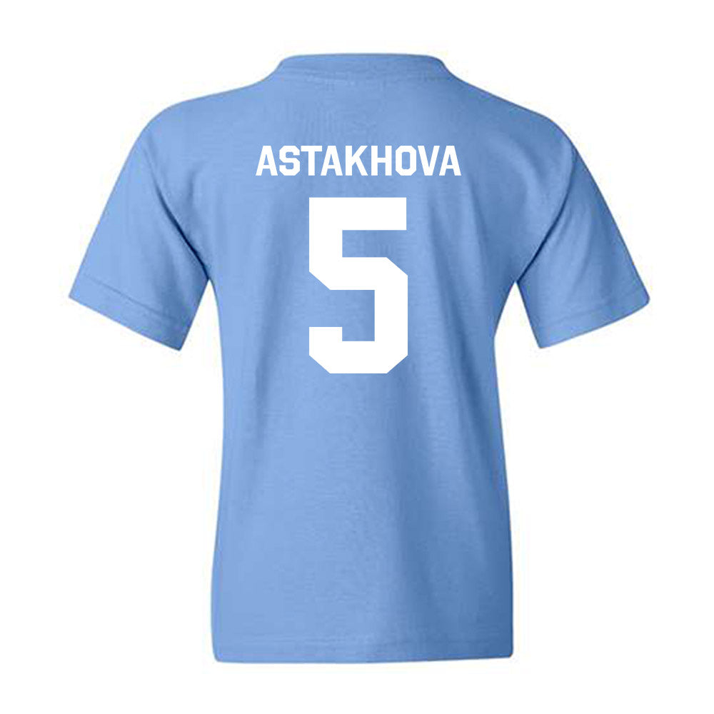 UNC - NCAA Women's Basketball : Liza Astakhova - Classic Shersey Youth T-Shirt-1