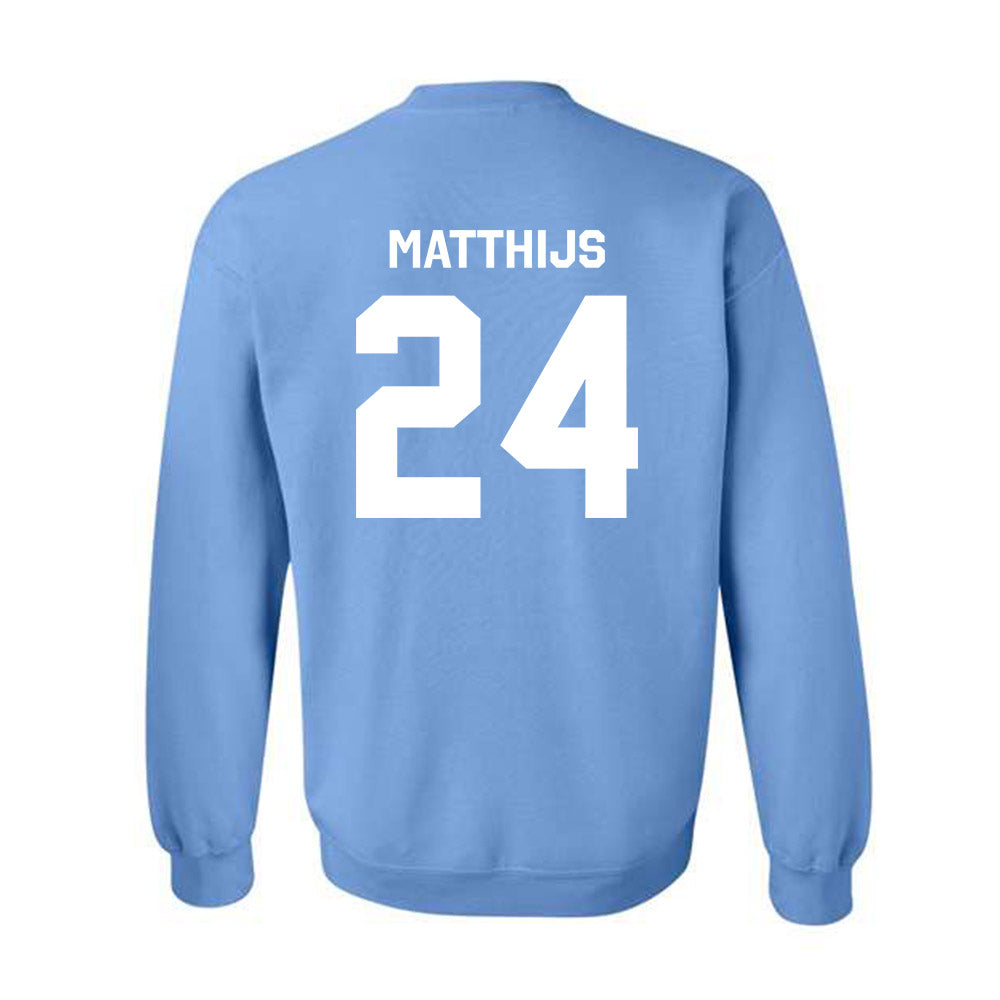 UNC - NCAA Baseball : Matthew Matthijs - Classic Shersey Crewneck Sweatshirt-1