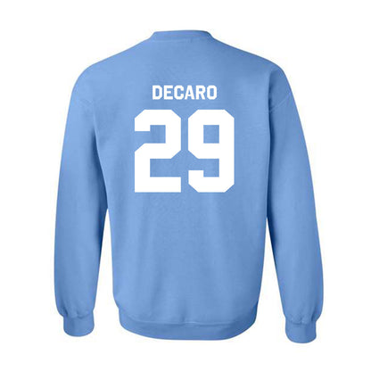 UNC - NCAA Baseball : Jason DeCaro - Classic Shersey Crewneck Sweatshirt-1