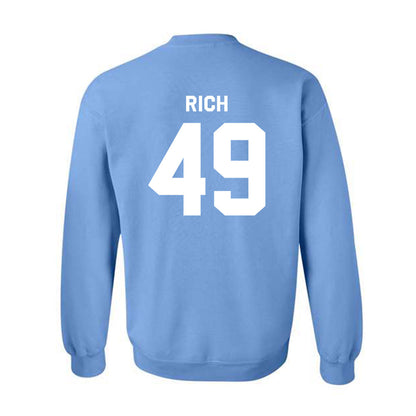 UNC - NCAA Baseball : Amos Rich - Classic Shersey Crewneck Sweatshirt-1