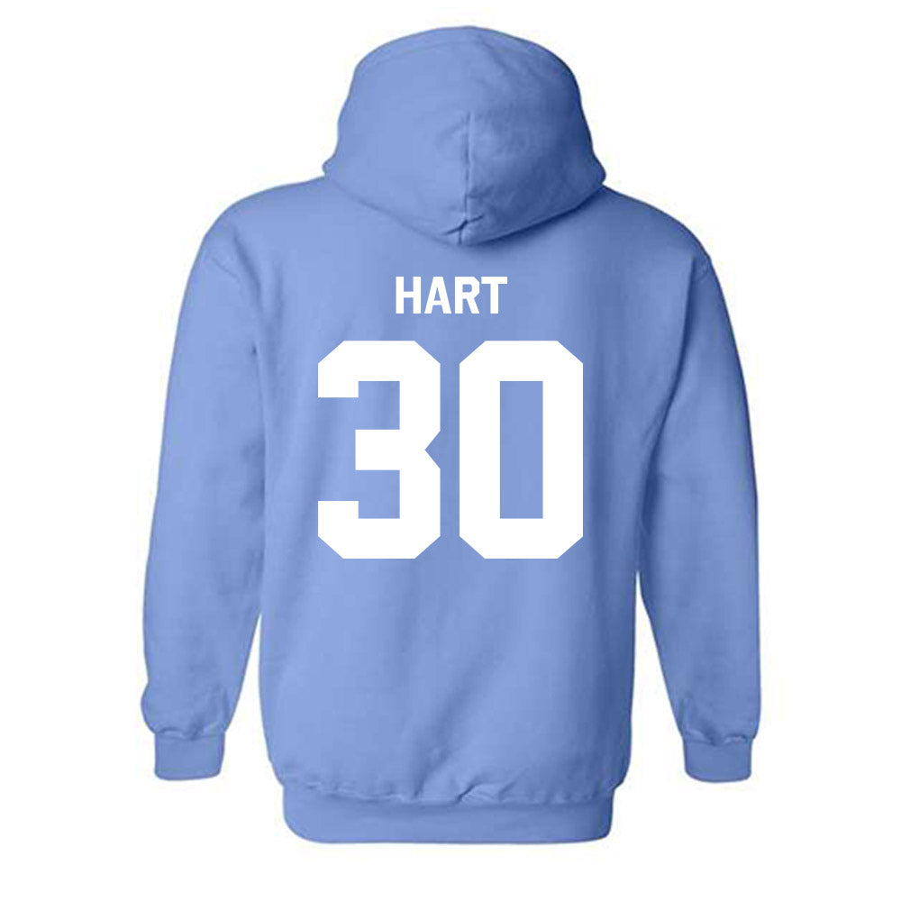 UNC - NCAA Football : Jaziel Hart - Classic Shersey Hooded Sweatshirt-3