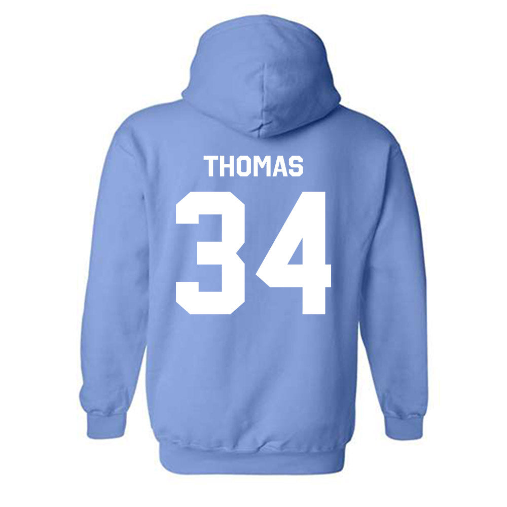 UNC - NCAA Women's Basketball : Blanca Thomas - Classic Shersey Hooded Sweatshirt-1