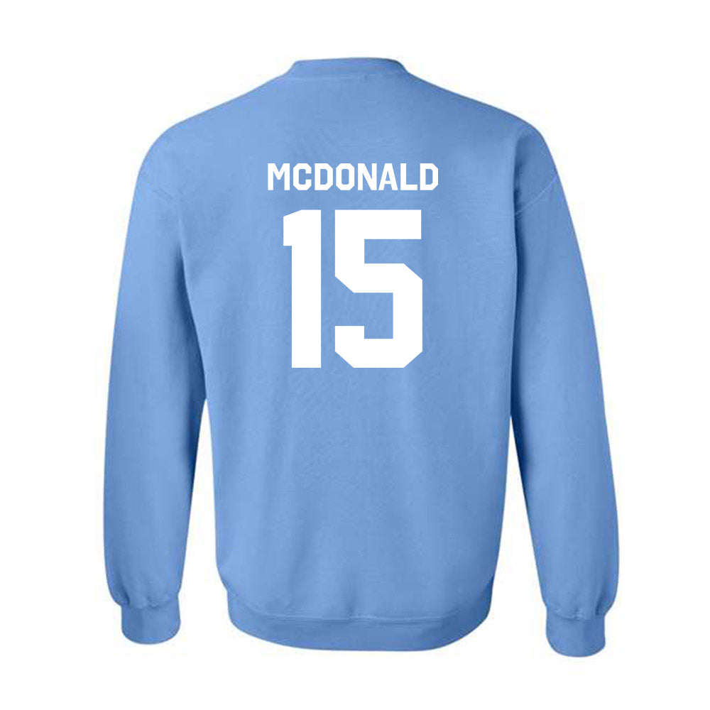 UNC - NCAA Football : Derek McDonald - Classic Shersey Crewneck Sweatshirt-3