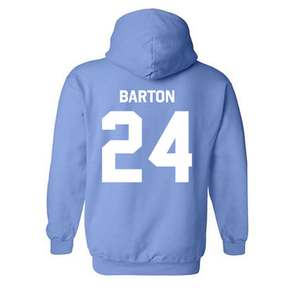 UNC - NCAA Men's Lacrosse : Jack Barton - Classic Shersey Hooded Sweatshirt-1