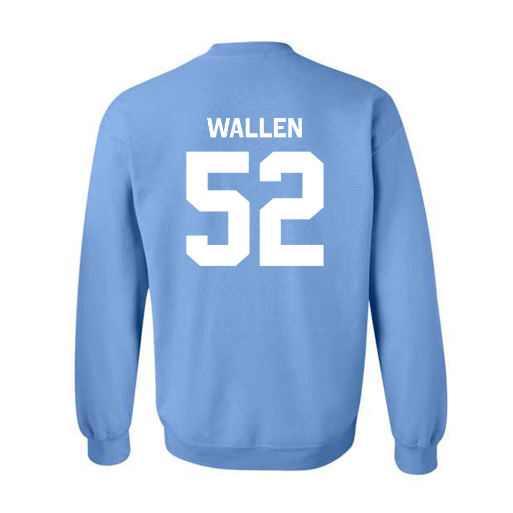 UNC - NCAA Baseball : Andrew Wallen - Classic Shersey Crewneck Sweatshirt-1