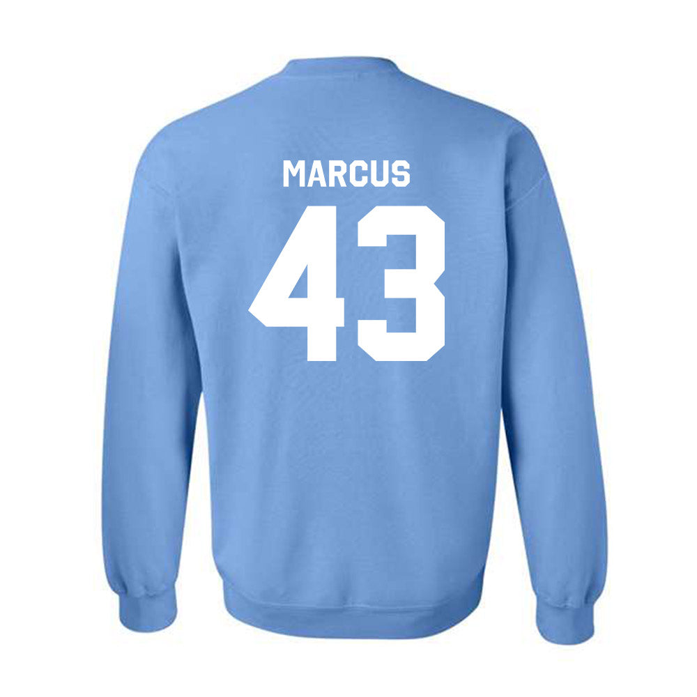 UNC - NCAA Men's Lacrosse : Josh Marcus - Classic Shersey Crewneck Sweatshirt-1