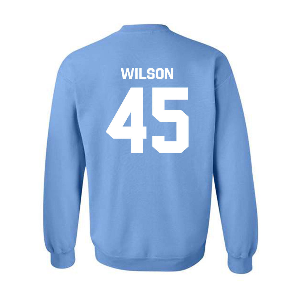 UNC - NCAA Men's Lacrosse : Brayson Wilson - Classic Shersey Crewneck Sweatshirt-1