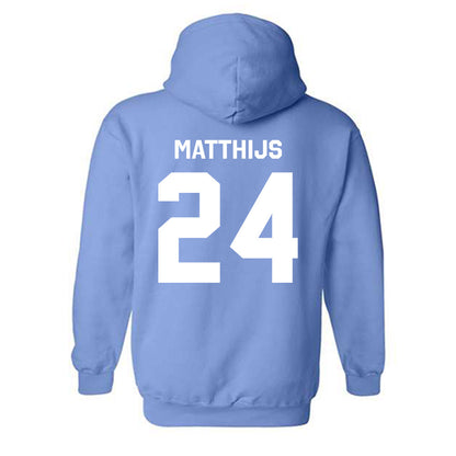 UNC - NCAA Baseball : Matthew Matthijs - Classic Shersey Hooded Sweatshirt-1
