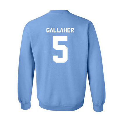 UNC - NCAA Baseball : Gavin Gallaher - Classic Shersey Crewneck Sweatshirt-1