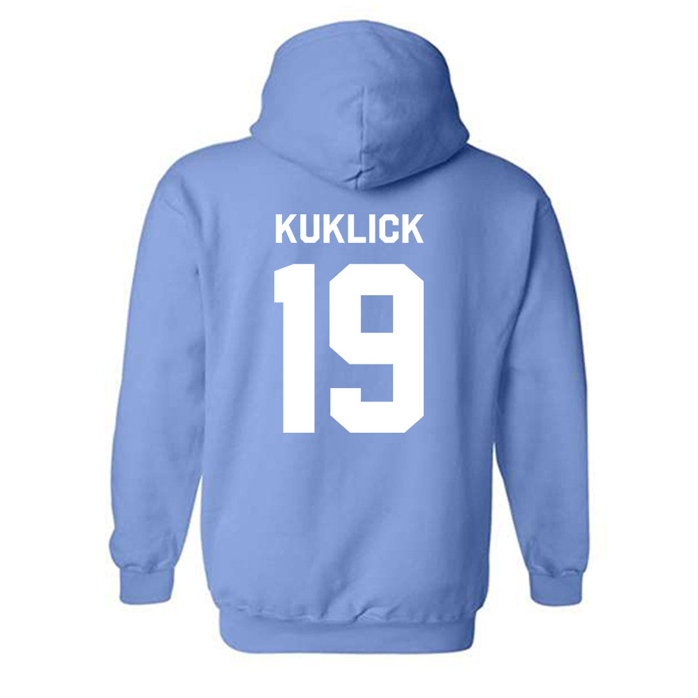 UNC - NCAA Women's Soccer : Leah Kuklick - Classic Shersey Hooded Sweatshirt-1