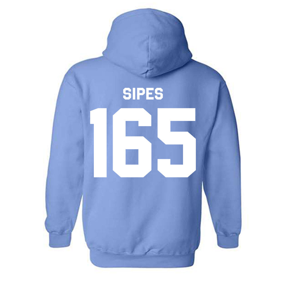 UNC - NCAA Wrestling : Luke Sipes - Classic Shersey Hooded Sweatshirt-1