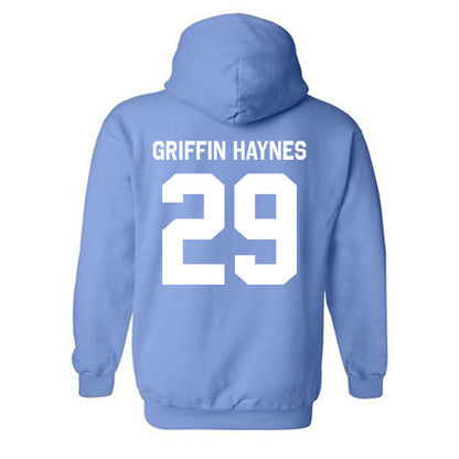 UNC - NCAA Football : Zavion Griffin haynes - Classic Shersey Hooded Sweatshirt-3
