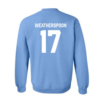 UNC - NCAA Football : Jakob Weatherspoon - Classic Shersey Crewneck Sweatshirt-3